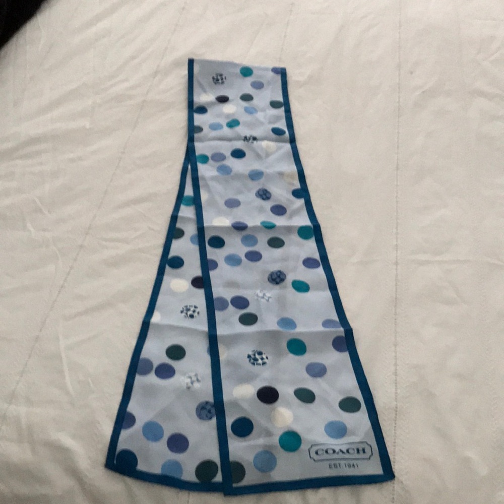 Coach silk scarf